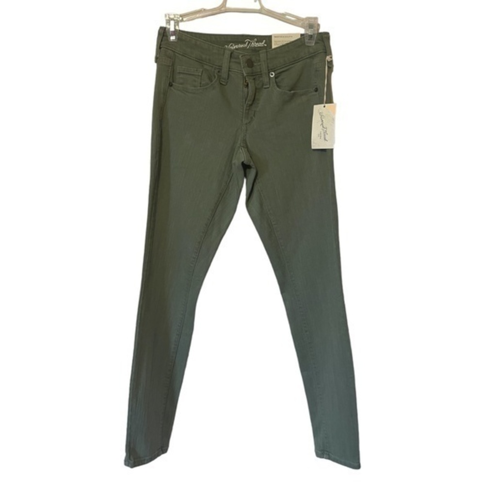 Universal Threads Skinny Jeans Womens Size 00 (24R) Olive Green